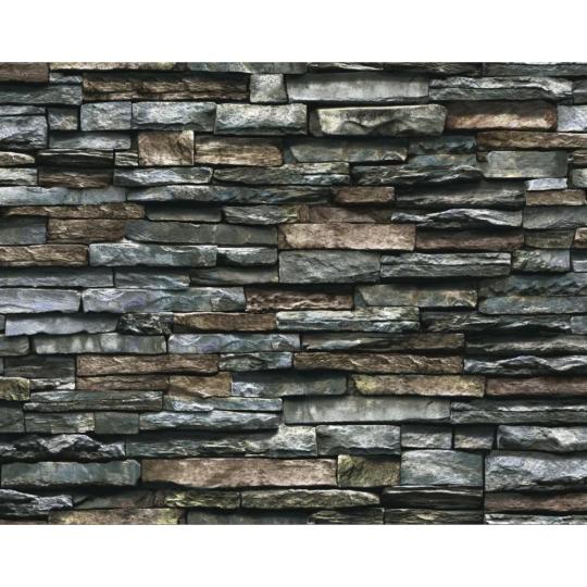 tmava hnedkasto sedivo modro prirodne kamene kamenita lameridiana obyvacka predsien restauracia kaviaren tapeta pratelna.jpg